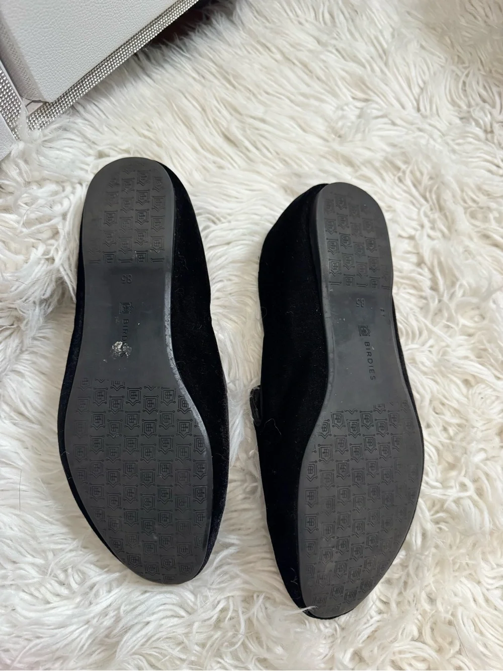 Birdies THE STARLING Black Velvet Loafers 8.5
